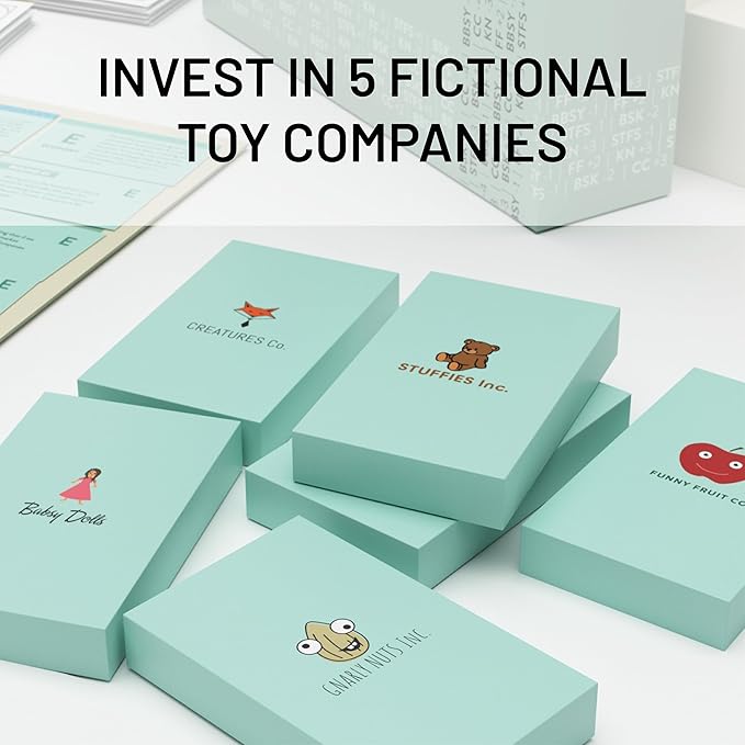 Stock Market Board Game | Fun &amp Educational Financial Literacy Game for Teens and Families | Learn Critical Financial Skills | Exciting Stock Market Simulation &amp Strategy Game