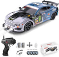 RC Drift Car Drifting RC Car 2.4GHz 1:16 Remote Control Cars 4WD High Speed Racing Vehicle with LED Lights Two Batteries and Drifting Tires Racing Sport Toy Cars for Adults Boys Girls Kids