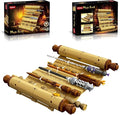 Sosuy Magic Scroll Wand Building Blocks Set — Wizard Scroll Kit with 6 Active Wands Collector Display Model Construction Ideal Gift for Fantasy Movie Fans for Kids Teens Adult 761 Pcs 8+