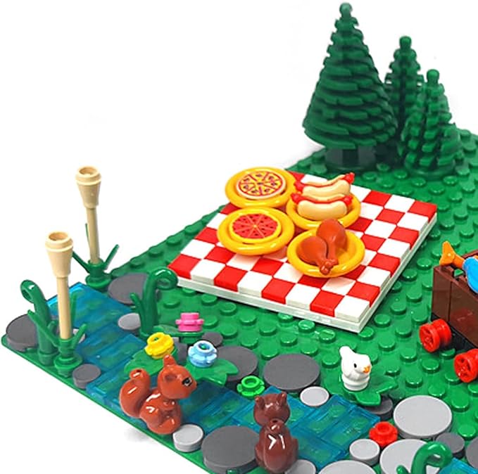 Urban Camping Blocks Set Outdoor Forest Tent Adventure Toys Tents Campfire (204Pcs)