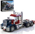 HIGH GODO Semi Truck Building Set MOC City Road Tow Truck Model Kit Build and Display Technology Trailer Set Toy Gift for Teens Adults 12+ (269PCS)