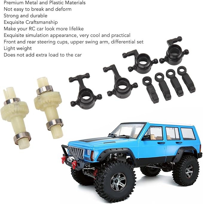Topyond Steering Knuckles Kit OEM RC Car Spare Parts Set for Wltoys 284010 284161 K989 1/28 RC Cars