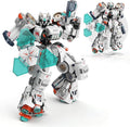 HIGH GODO Aerospace Mech Robot Transforming Building Blocks Set for Adults Warrior Justice Hero Mech Model Building Kit with Display Shelf Cool Creative Robots Toys Gift for Teens 14+ 1000+ Pieces