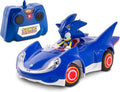 Sonic &amp Sega All-Stars Racing RC: Sonic - NKOK (681) 1:28 Scale 2.4GHz Remote Controlled Car 6.5 Compact Design Officially Licensed Sega Sonic The Hedgehog Battery Powered Ages 6+