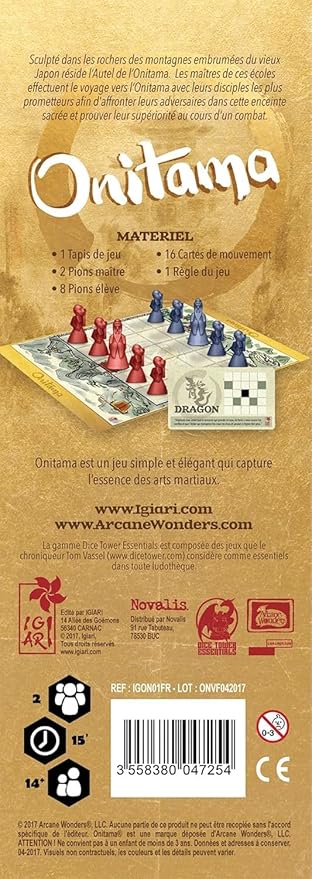 Onitama Board Game 2 players