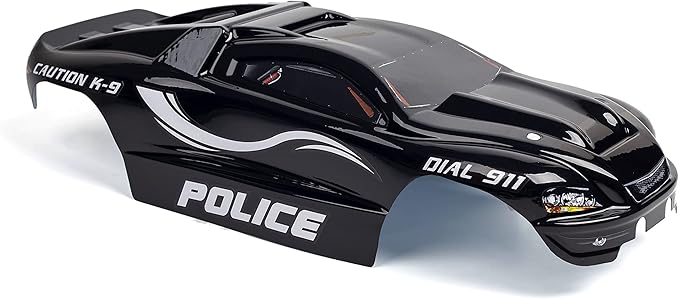 SummitLink Custom Body Police Style Compatible for E-Revo 1/10 Scale RC Car or Truck (Truck not Included) ER-PB-01