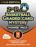 Zoo Packs Gold Edition NBA Basketball PSA Graded Card Mystery Power Pack - Guaranteed PSA 10 Basketball Card -Amazon Exclusive