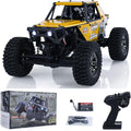 US in Stock 1/24 4x4 UDI RC UCX2405PRO RC Rock Crawler Model Brushless Motor ESC Radio Controlled Off-Road Vehicles LED Lights RTR Car Battery Hobby Model(Yellow)