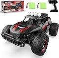 1:16 Scale Remote Control Car 2.4GHz High Speed 25 km/h Off-Road RC Car with Two Rechargeable Batteries &amp 70+ Min Playtime Remote Control Monster Truck for Kids Boys Girls and Adults