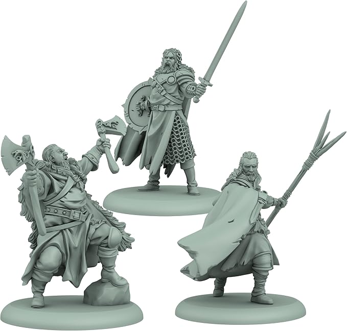 A Song of Ice and Fire Tabletop Miniatures Game Stark Unit Attachments Box I - Enhance Your Stark Units! Strategy Game for Adults Ages 14+ 2+ Players 45-60 Minute Playtime Made by CMON
