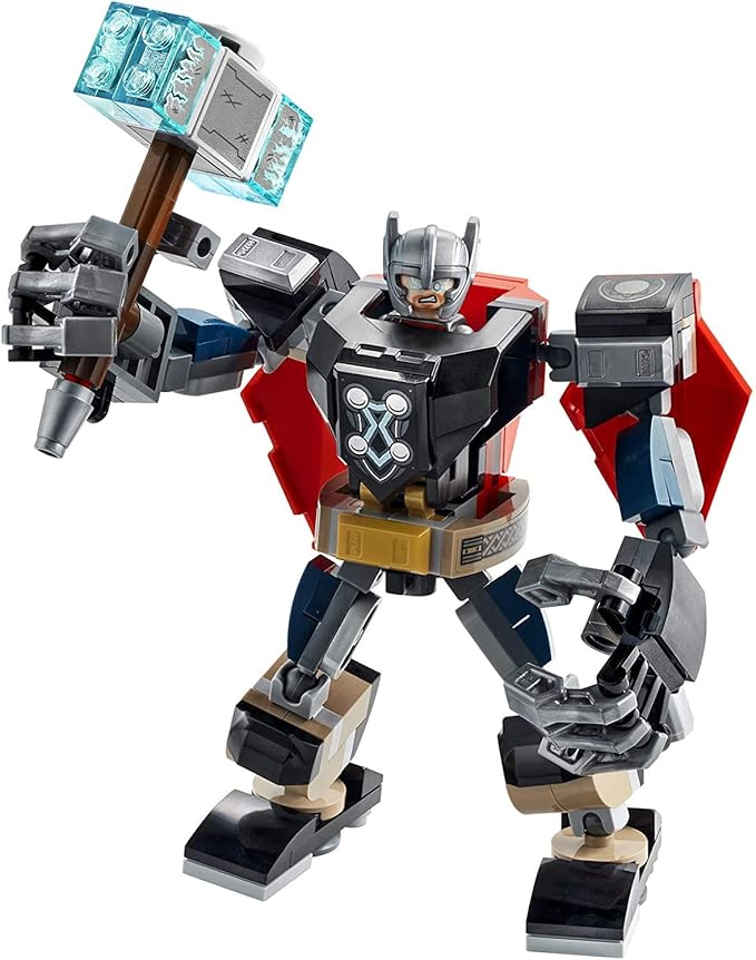 LEGO Marvel Avengers Classic Thor Mech Armor 76169 Cool Thor Hammer Playset Superhero Building Toy for Kids New 2020 (139 Pieces)