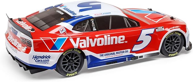 Losi 1/12 NASCAR RC Race Car Kyle Larson No. 5 2025 Valvoline Chevrolet ZL1 2S AWD RTR Brushed On-Road Battery &amp Charger Included Red LOS1122505