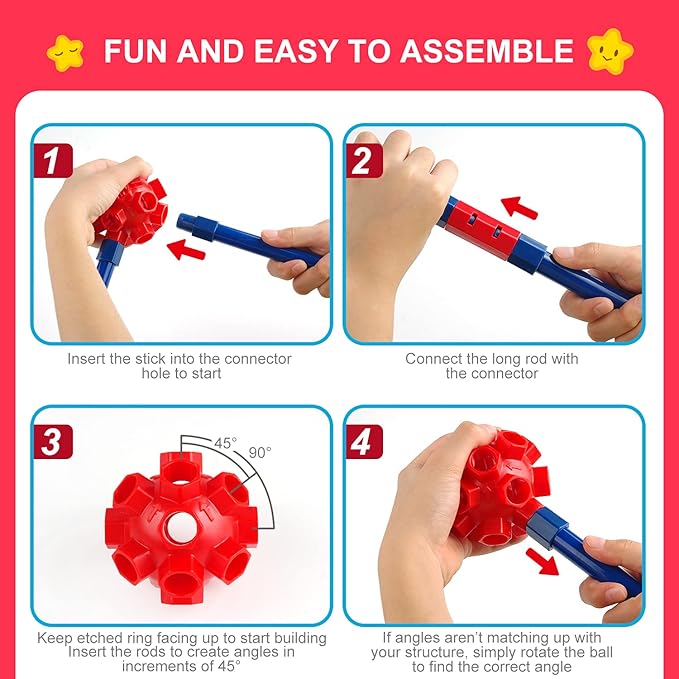 Fort Building Kit for KidsSTEM Construction Toys Christmas &amp Birthday Gift for 4 5 6 7 8 9 10 11 12 Years Old Boys and GirlsUltimate Creative Set for Indoor &amp Outdoors Activity140 PcsOrig