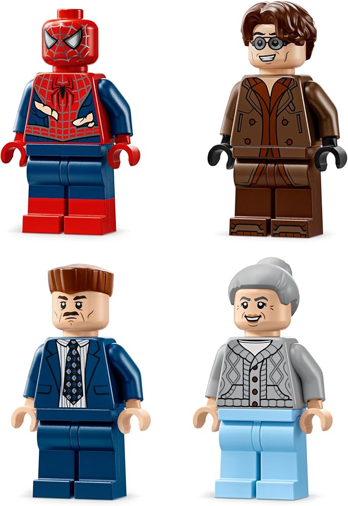 LEGO Marvel Spider-Man vs. Doc Ock Subway Train Scene - Action Figures Kids Toy - Spider-Man Building Toy for Boys &amp Girls Ages 9+ - Marvel Collectible with 4 Minifigures - Birthday Gift Idea- 76