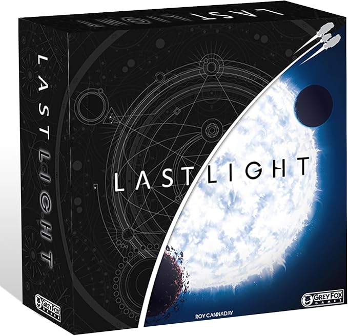 Grey Fox Games Last Light Board Game | Explore Space Fight Your Friends Control an Alien Race | Ages 14+ | 2-4 Players | 60 Minutes