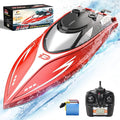 DEERC H120 Fast RC Boat for Pools and Lakes 2.4 GHz 20+ MPH Racing Boats for Kids &amp Adults with Rechargeable BatteryLow Battery AlarmCapsize RecoveryGifts for Boys Girls