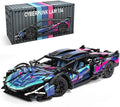 PIKARO Sports Race Car Building Blocks Set for Boys &amp Adults - 1:14 MOC Toys Car Building Kit Racing Car Model Kits as Birthday Gifts for Kids and Boys Age 8-12 8-14