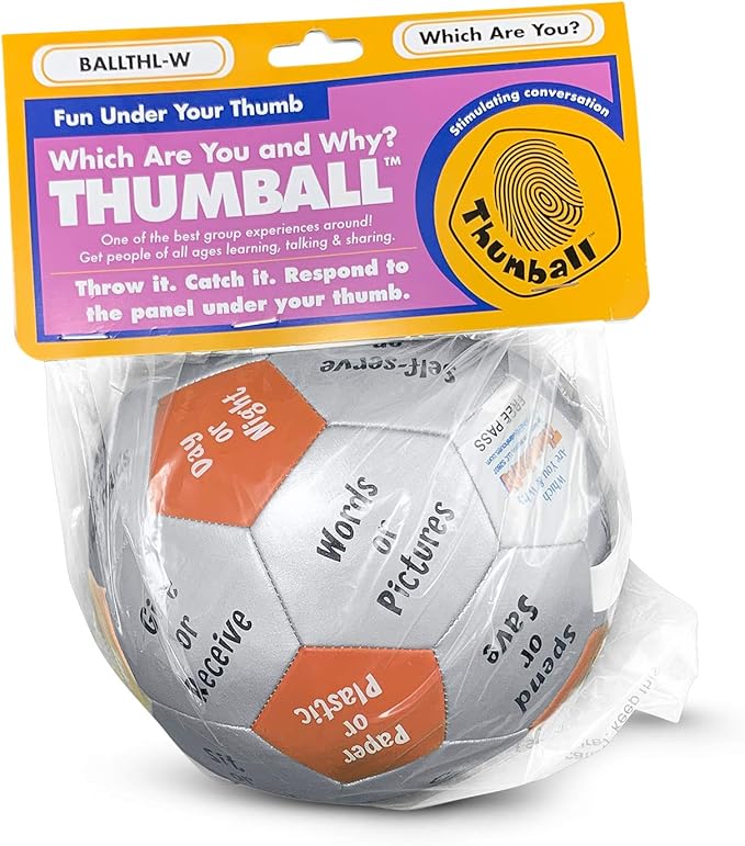 Trainers Warehouse 6 Thumball Collection 32 Prompts for Conversation Team Building Relationship and Training