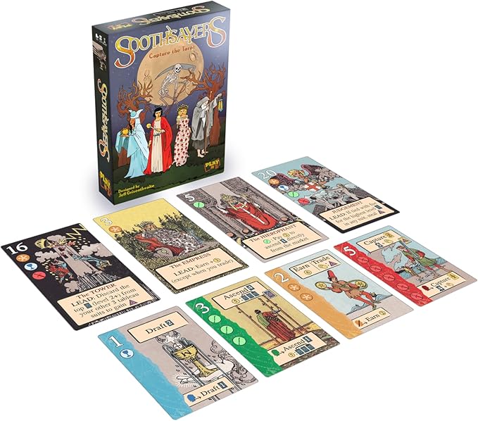 Soothsayers Board Game – Capture The Tarot Strategy Game for Ages 12 and Up 2 to 5 Players 30–60 Minute Playtime