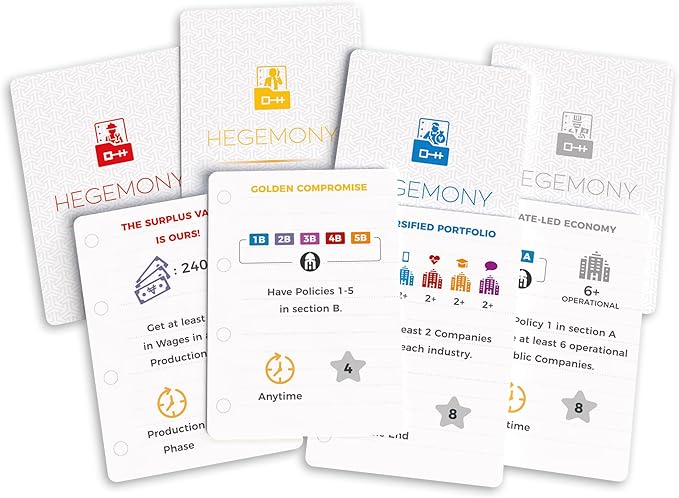 Hegemony: Crisis &amp Control Expansion - Add New Automas &amp Modules Solo Play Unique Asymmetric Card Driven Game Board Game Ages 14+ 1-4 Players