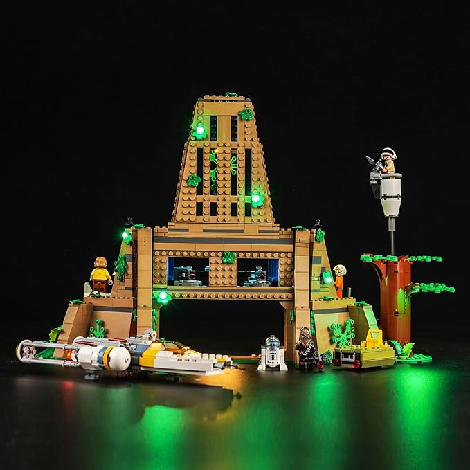 Upgraded Led Light Kit Compatible with Lego A New Hope Yavin 4 Rebel Base Building Set Compatible with Lego 75365 (Model Not Included)