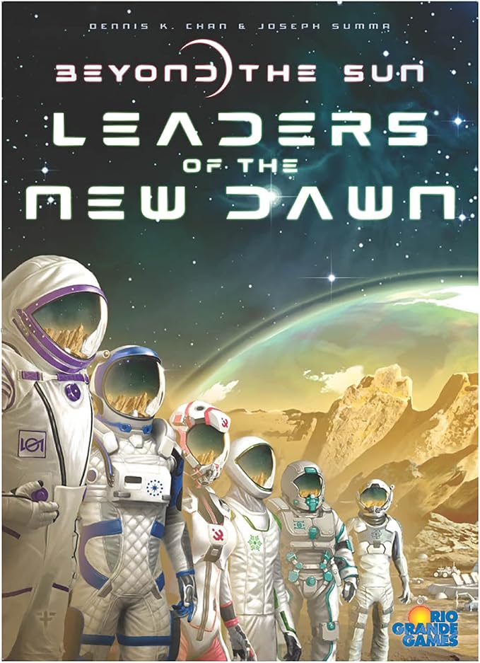 Rio Grande Games Beyond The Sun Leaders of The New Dawn - Space Civilization Board Game Expansion 1-4 Players Ages 14+