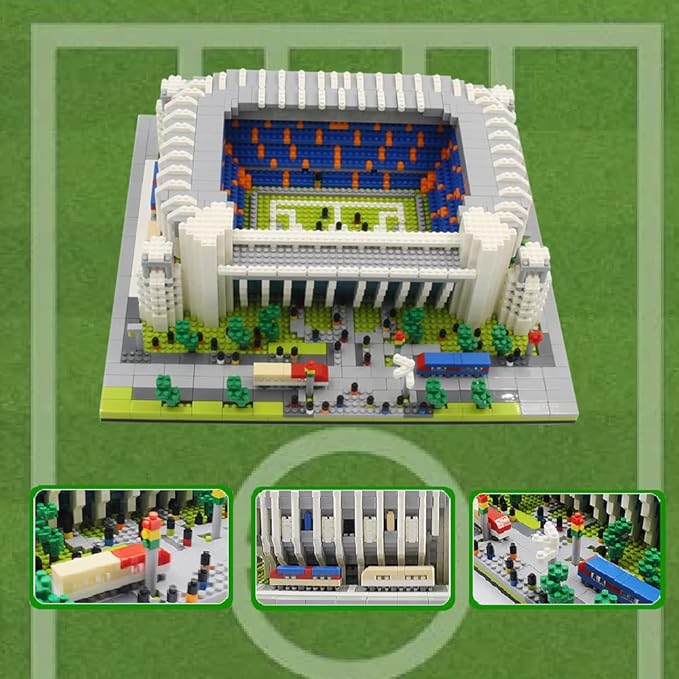 Micro Mini Blocks Football Stadium Building Set 4575 Pieces Famous Architectural Gifts for Children and Adults