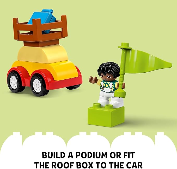 LEGO DUPLO Classic Cars and Trucks Brick Box Building Blocks - Learning &amp Educational STEM Toys for Toddlers Ages 1.5+ Years - Develops Fine Motor Skills - Gift for Toddler Birthday - 10439