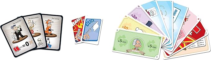 Asmodee Cash 'N Guns 2nd Edition Party Game - Unleash Foam-Powered Heist Intimidation Bluffing Strategy Game for Kids &amp Adults Ages 10+ 4-8 Players 30 Minute Playtime