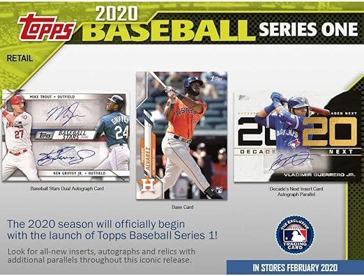 2020 Topps Series 1 MLB Baseball Retail Hanger Box