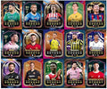 Sport Soccer Cards 288 Laser Play Cards Star Trading World Football Soccer Favorite Players Game Packs
