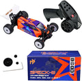HOBBYPLUS Speck B 1/24 2WD Mini RC Car - RTR RC Buggy Fast Mini Racing Buggy Brushless Ready with Oil-Filled Shocks – Fun Indoor Remote Control Car Racing Vehicles for Adults (Razor Orange)