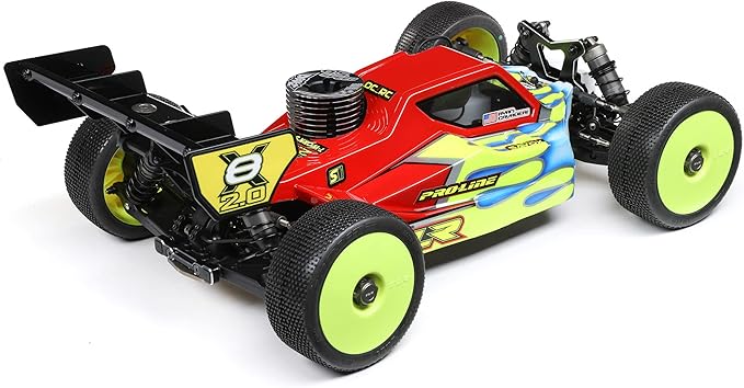 TEAM LOSI RACING 8IGHT-X/E 2.0 Combo Race Kit1/8 4 Wheel Drive Nit/El Buggy TLR04012 CarsGas Kit 1/8 Off-Road