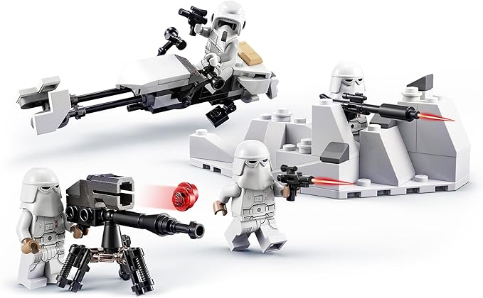 LEGO 75320 Star Wars Snowtrooper Battle Pack Collector Set with 4 Figures Blaster and Toy for Children Aged 6 Years +