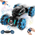 RC Cars Gesture Sensing Stunt Car Toys for Boys Girls 6-12 Year Old 2.4Ghz 4WD Hand Remote Control Toy 360° Rotate Transform Off-Road Drift with Lights Music Birthday Xmas Gifts for Kids