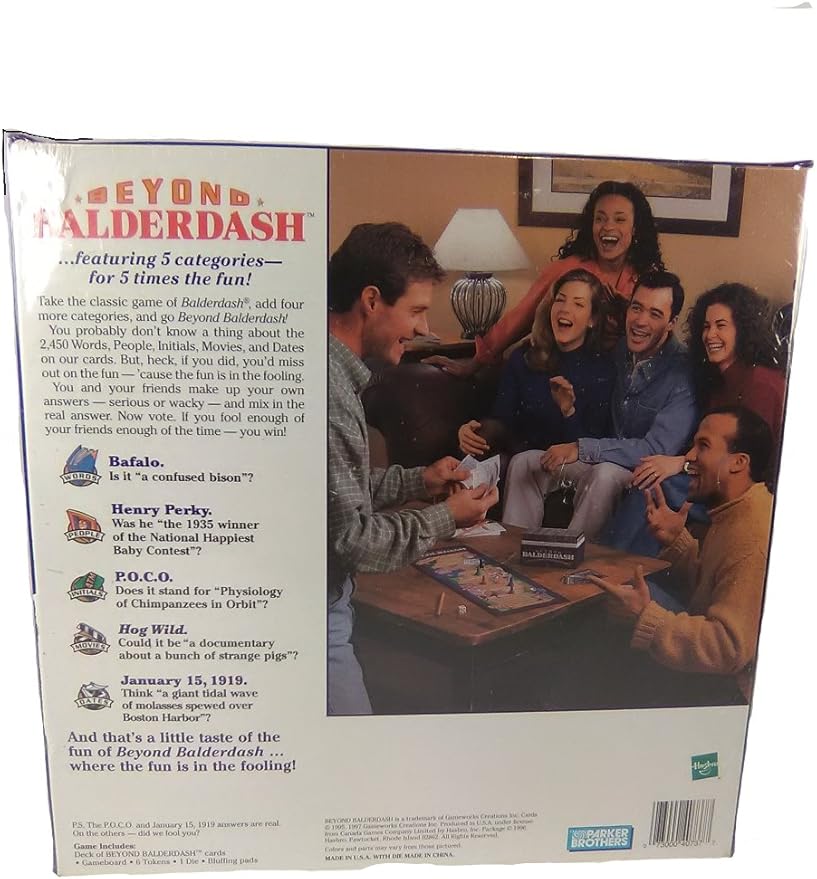 Parker Brothers Beyond Balderdash