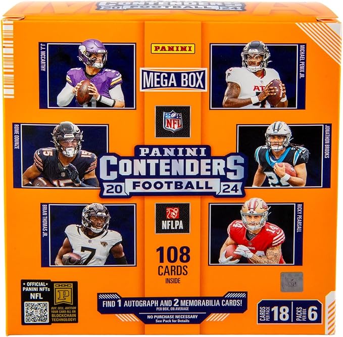 2024 Contenders Football Trading Cards Mega Box