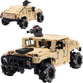 RC Off-Road Hummer Armored Technic Car Building Kit4WD Remote Control Mecanum Wheel VehicleAll-Directional Drifting RC Truck Technic Sets STEM Model for Adults &amp BoysMilitary Style