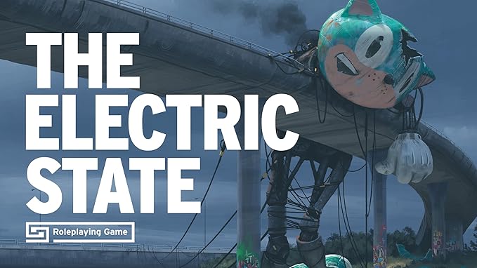 Free League Publishing The Electric State Roleplaying Game Gamemaster Screen Tabletop Roleplaying Accessory.