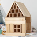 GIANT Wooden Building Blocks for Kids&amp Classrooms - 32Pcs Extra Large Pine Construction Planks 19.7 in Big Building Blocks Set for Outdoor &amp Indoor STEM Play Jumbo Preschool Educational Toy