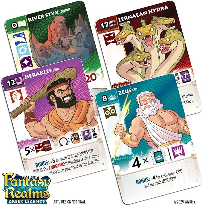 Fantasy Realms: Greek Legends | Board Game