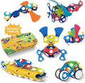 Flexible Building Blocks Set Creative Construction Toys for Kids Educational Fun for 3+ Years Old Enhances Hand-Eye Coordination and Creativity