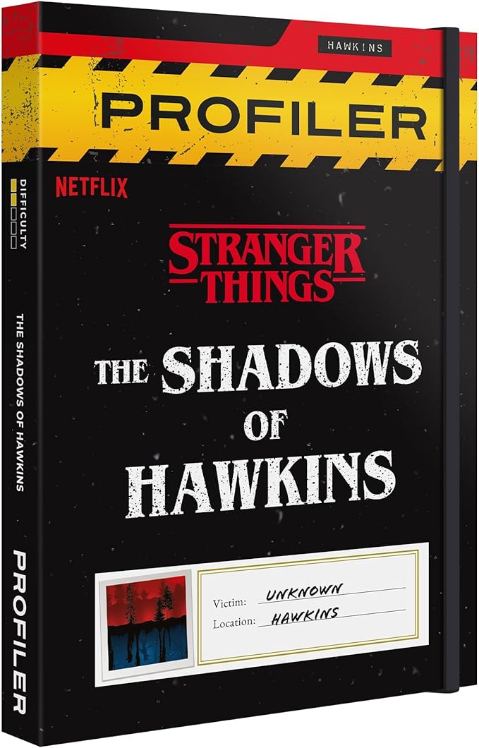 PROFILER Stranger Things - The Shadows of Hawkins - Board Game Escape Game - Immersive and Collaborative Investigation Game 1-6 Players