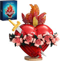 Sacred Heart of Mary Building Block Set Immaculate Sacred Heart Building Model Compatible with Lego Jesus Toy Decoration for Prayer Room Christian Easter Religious for Adults (771 PCS)