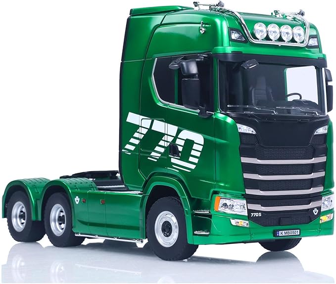 TOUCAN RC HOBBY 1/18 Remote Control Tractor Truck SC 770S 1501 6X4 RC Semi-Truck RC Lorry Car Lights Sound System RTR Model for Adults 14+