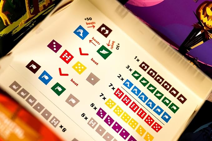 IELLO: Mino Dice - Family Bidding Board Game Trick-Taking Dice &amp Card Game Become Champion of The Labyrinth Fantasy Ages 8+ 3-6 Players 30 Min