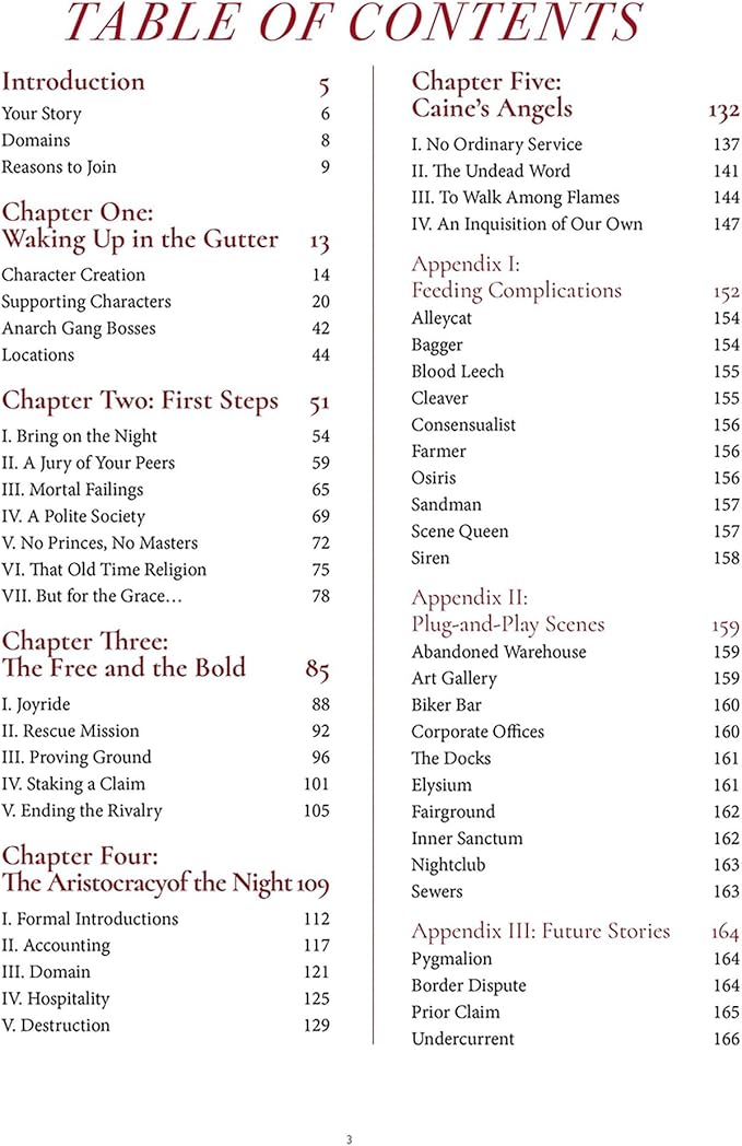 Renegade Game Studios Vampire the Masquerade 5th Edition Chronicle Book: The Crimson Gutter Hardcover RPG