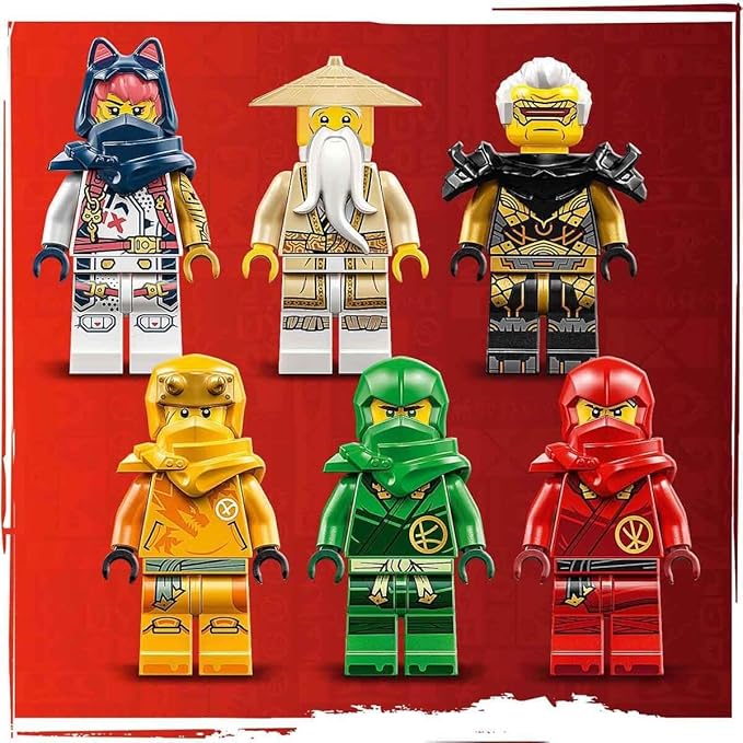 LEGO Ninjago 71797 Aerial Battleship Bounty Toy Blocks Present Ninja Carrot Vehicle Nori Boys 9 Years Old and Up