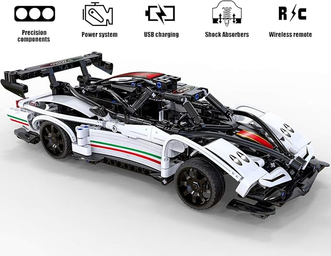 STEM Buidling Toys for 6 7 8 9 10 11 12 + Year Old Boys Girls Gifts Remote Control Car Toy Building Sets RC Race Model Cars Building KitsLearning Toys Best Birthday for Kids (457PCS)