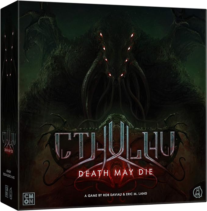 Cthulu: Death May Die Board/ Horror/ Mystery/ Cooperative Game for Adults and Teens | Ages 14+ | 1-5 Players | Average Playtime 90-120 Minutes | Made by CMON
